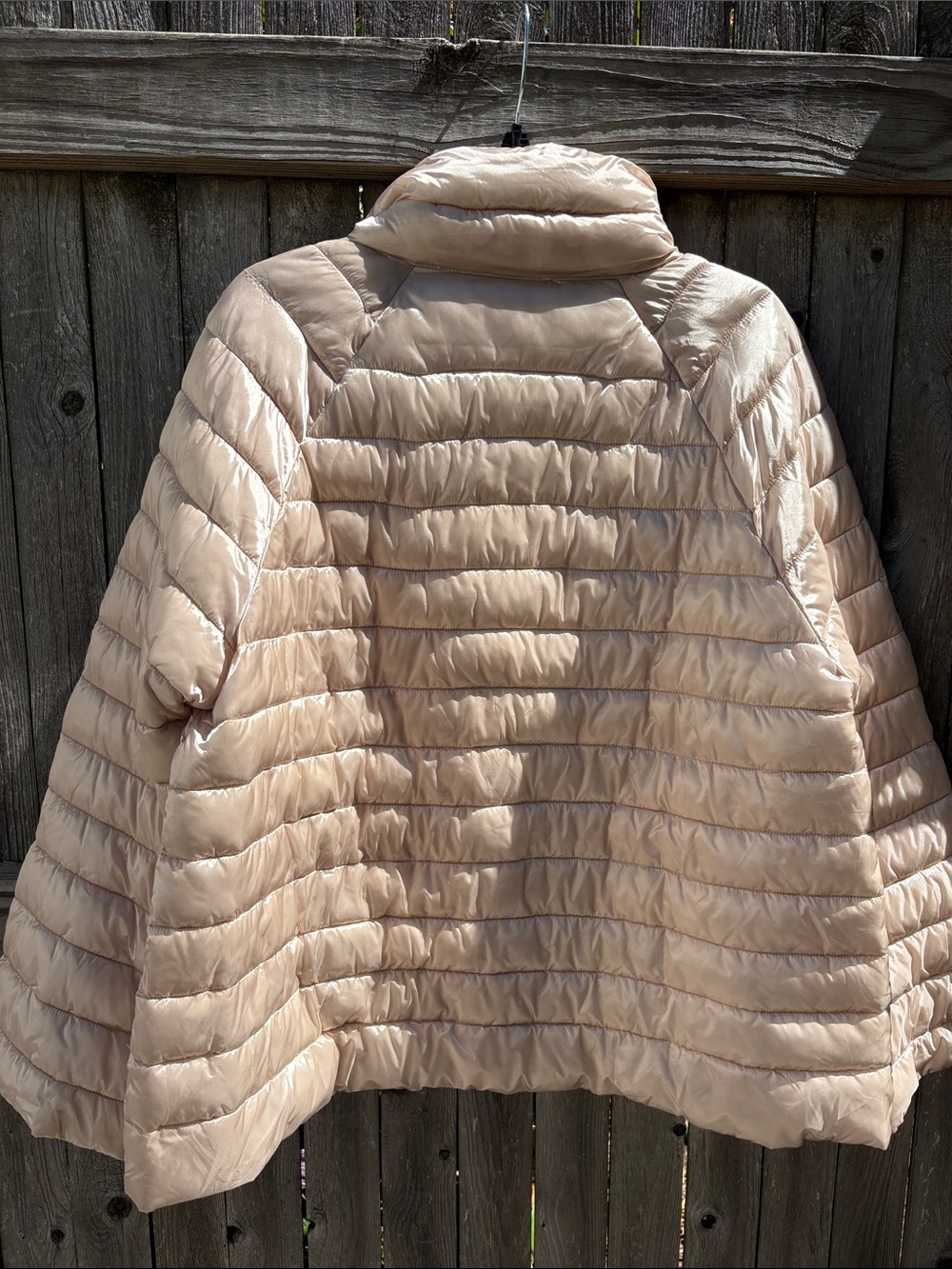 Pomander Place XL cream color nylon puffer. NWT!! - Picture 5 of 6